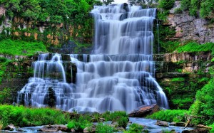 Awesome-Waterfall-Landscape-Wallpaper-Wide